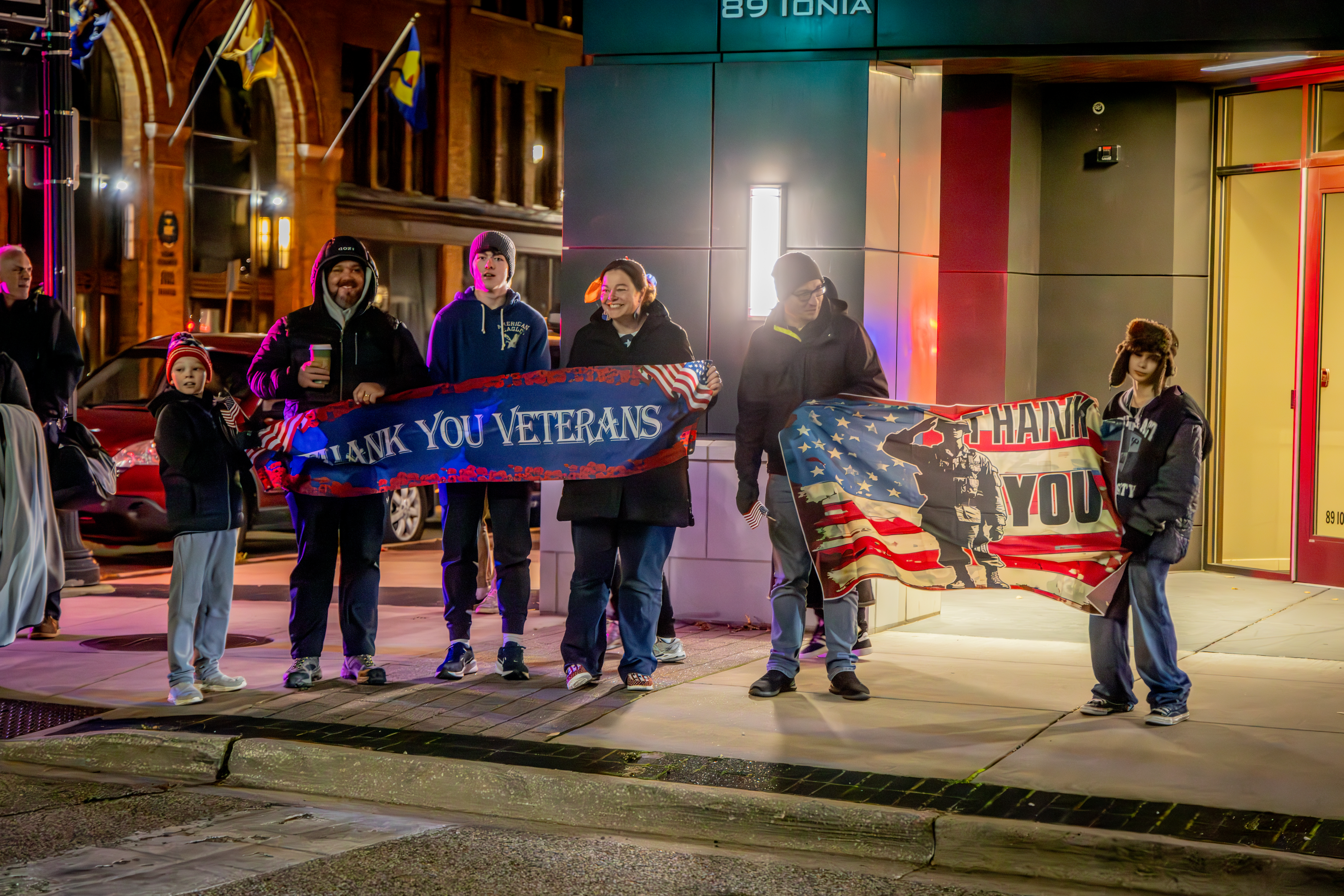 The Veterans Day Parade in downtown Grand Rapids on Nov. 11, 2024. (Michael Buck/WOOD TV8)