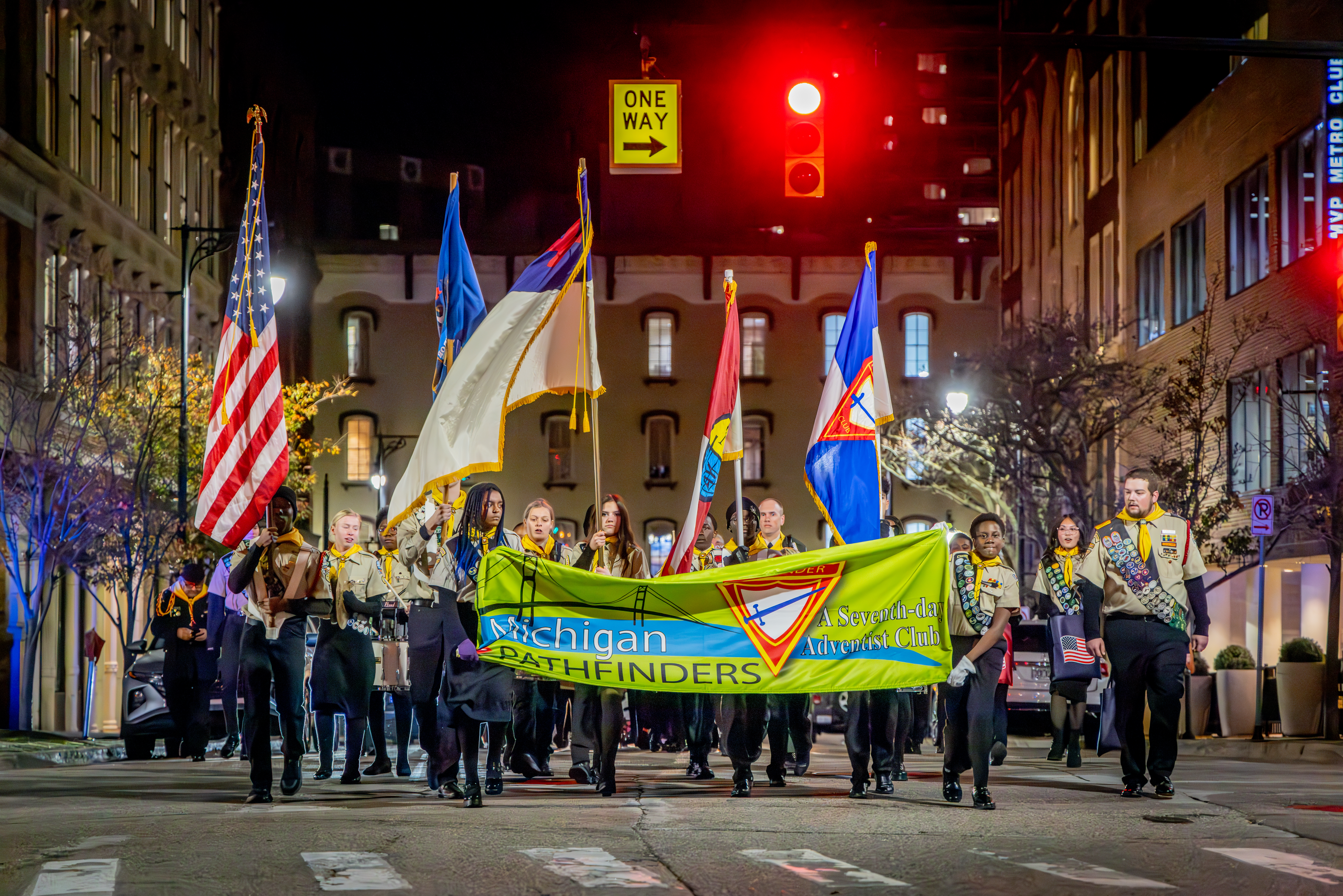 The Veterans Day Parade in downtown Grand Rapids on Nov. 11, 2024. (Michael Buck/WOOD TV8)