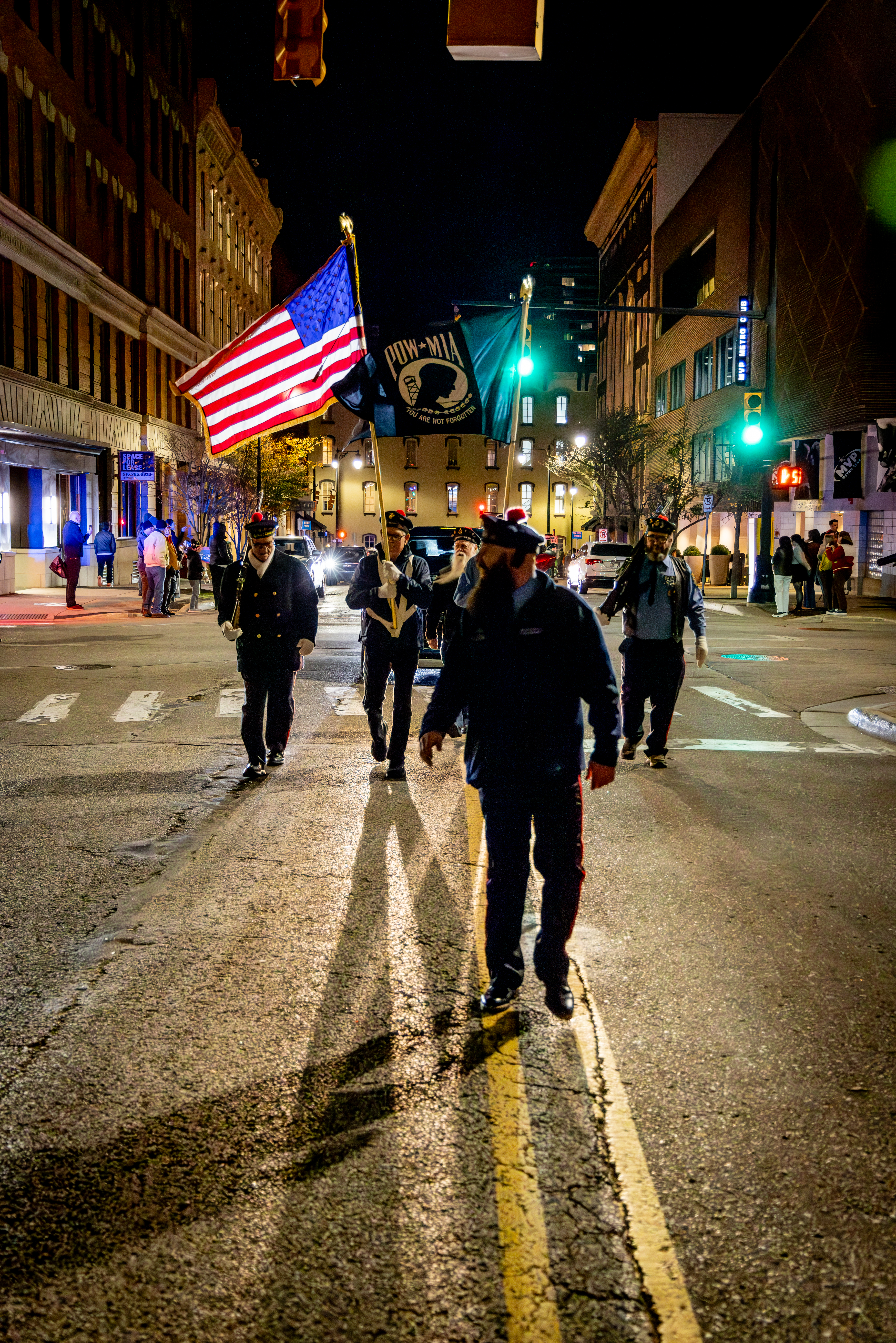 The Veterans Day Parade in downtown Grand Rapids on Nov. 11, 2024. (Michael Buck/WOOD TV8)
