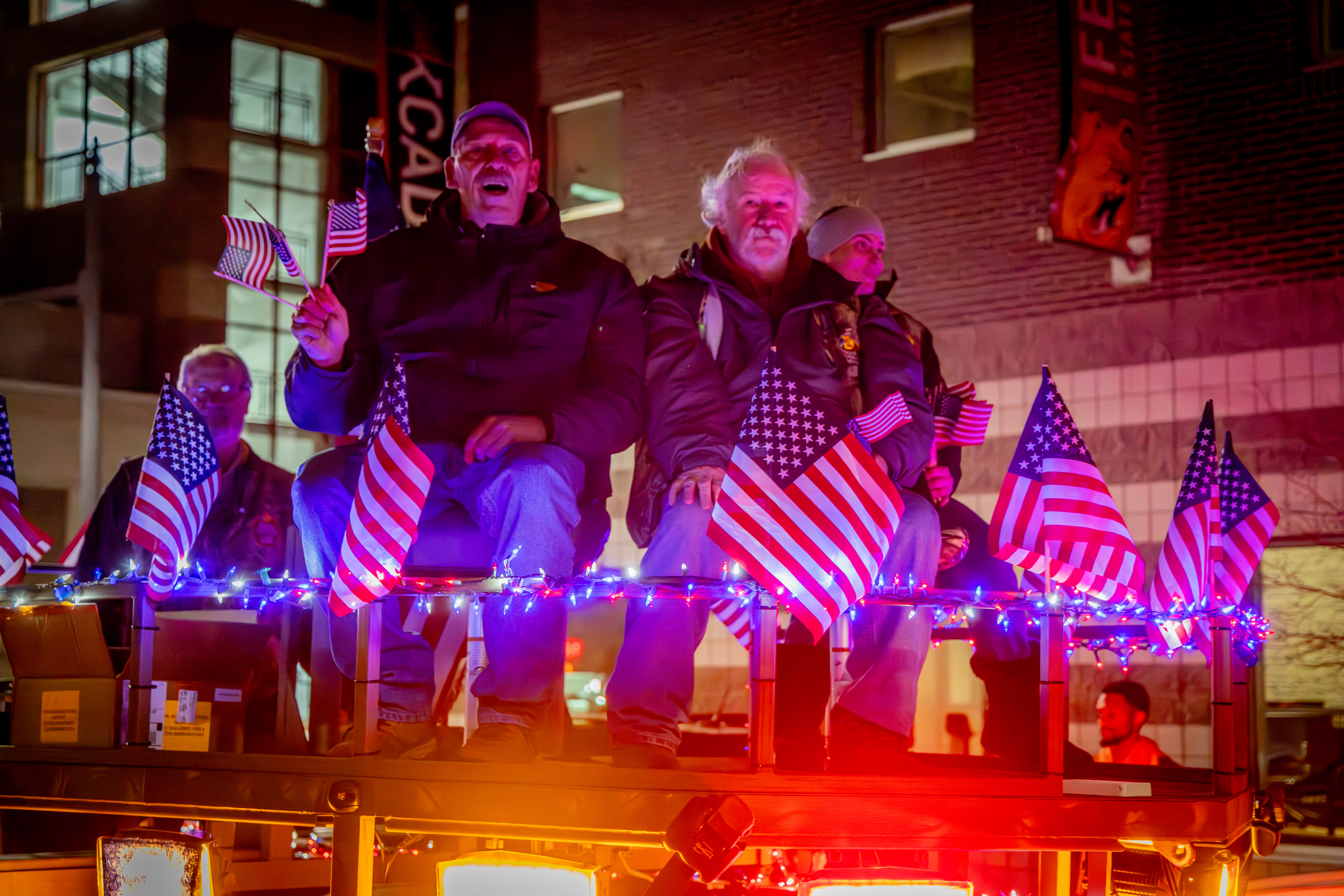 The Veterans Day Parade in downtown Grand Rapids on Nov. 11, 2024. (Michael Buck/WOOD TV8)