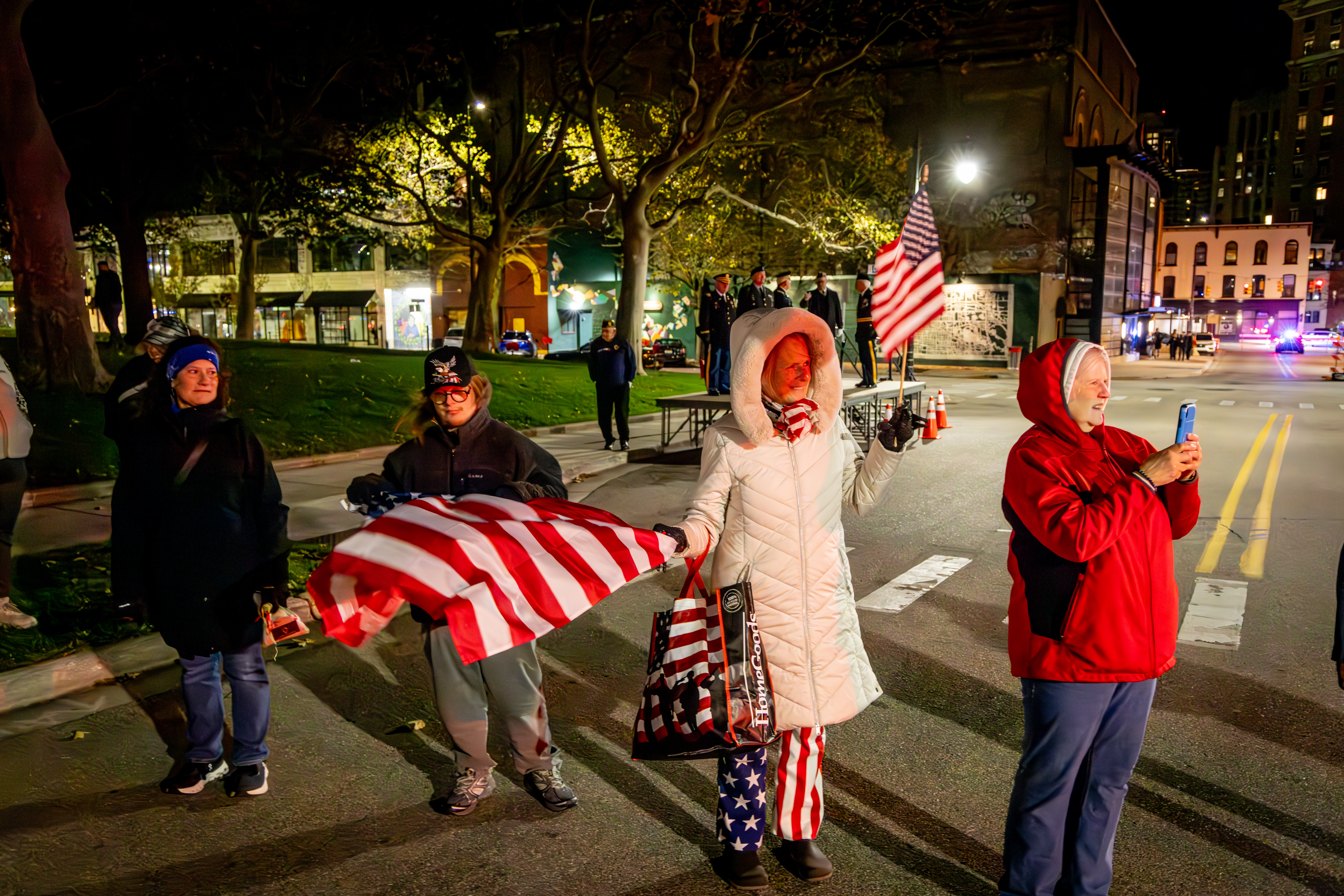 The Veterans Day Parade in downtown Grand Rapids on Nov. 11, 2024. (Michael Buck/WOOD TV8)