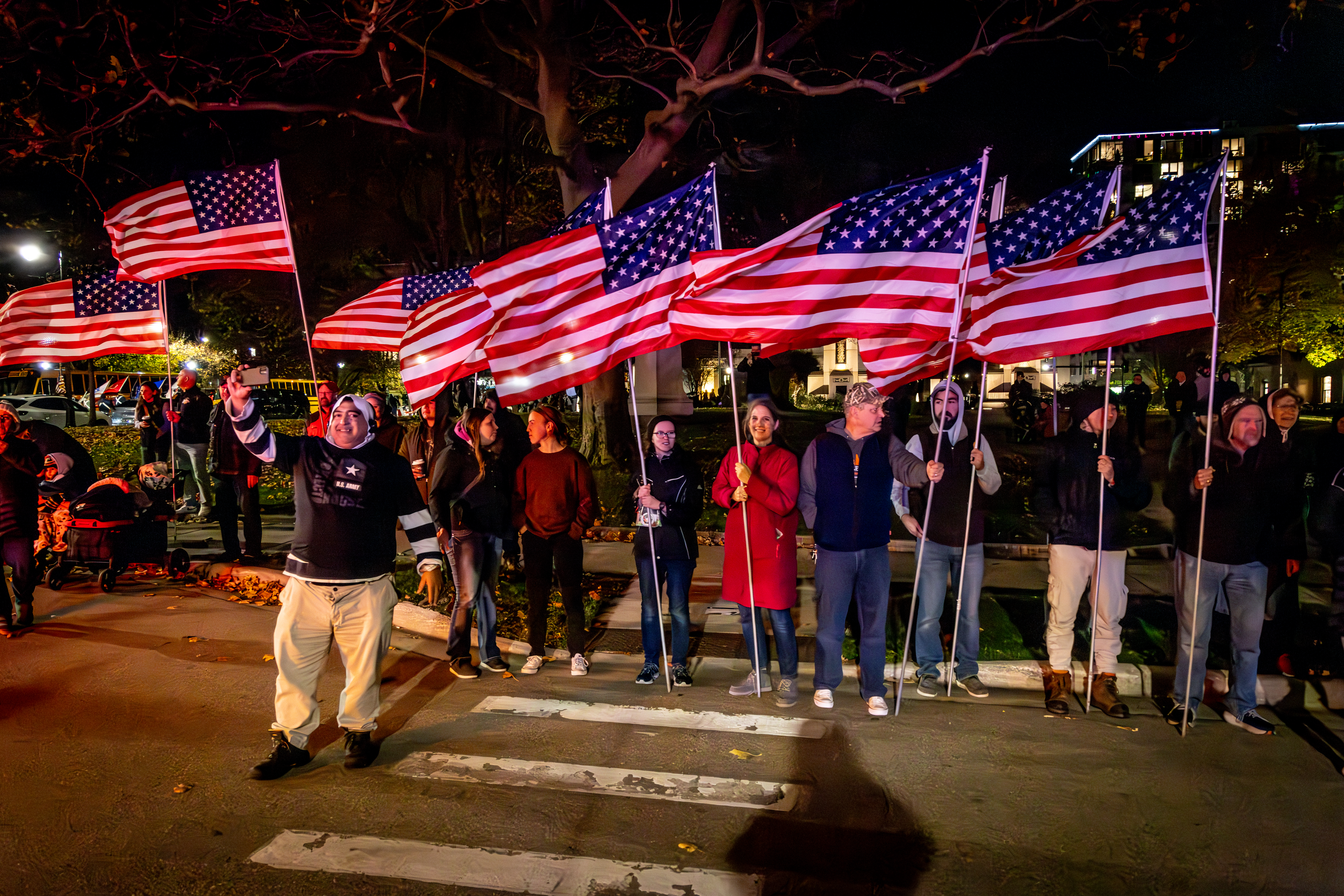 The Veterans Day Parade in downtown Grand Rapids on Nov. 11, 2024. (Michael Buck/WOOD TV8)