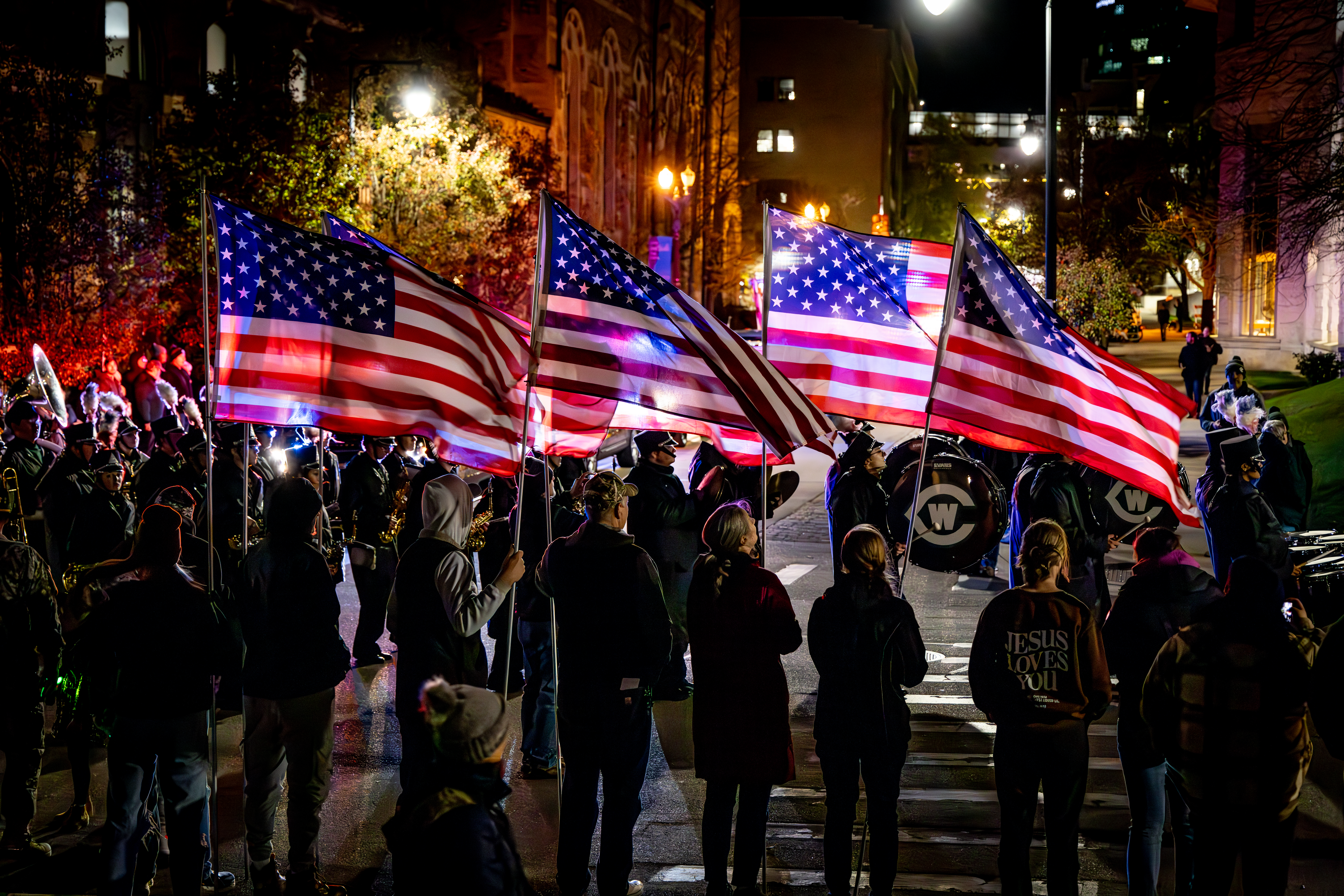 The Veterans Day Parade in downtown Grand Rapids on Nov. 11, 2024. (Michael Buck/WOOD TV8)