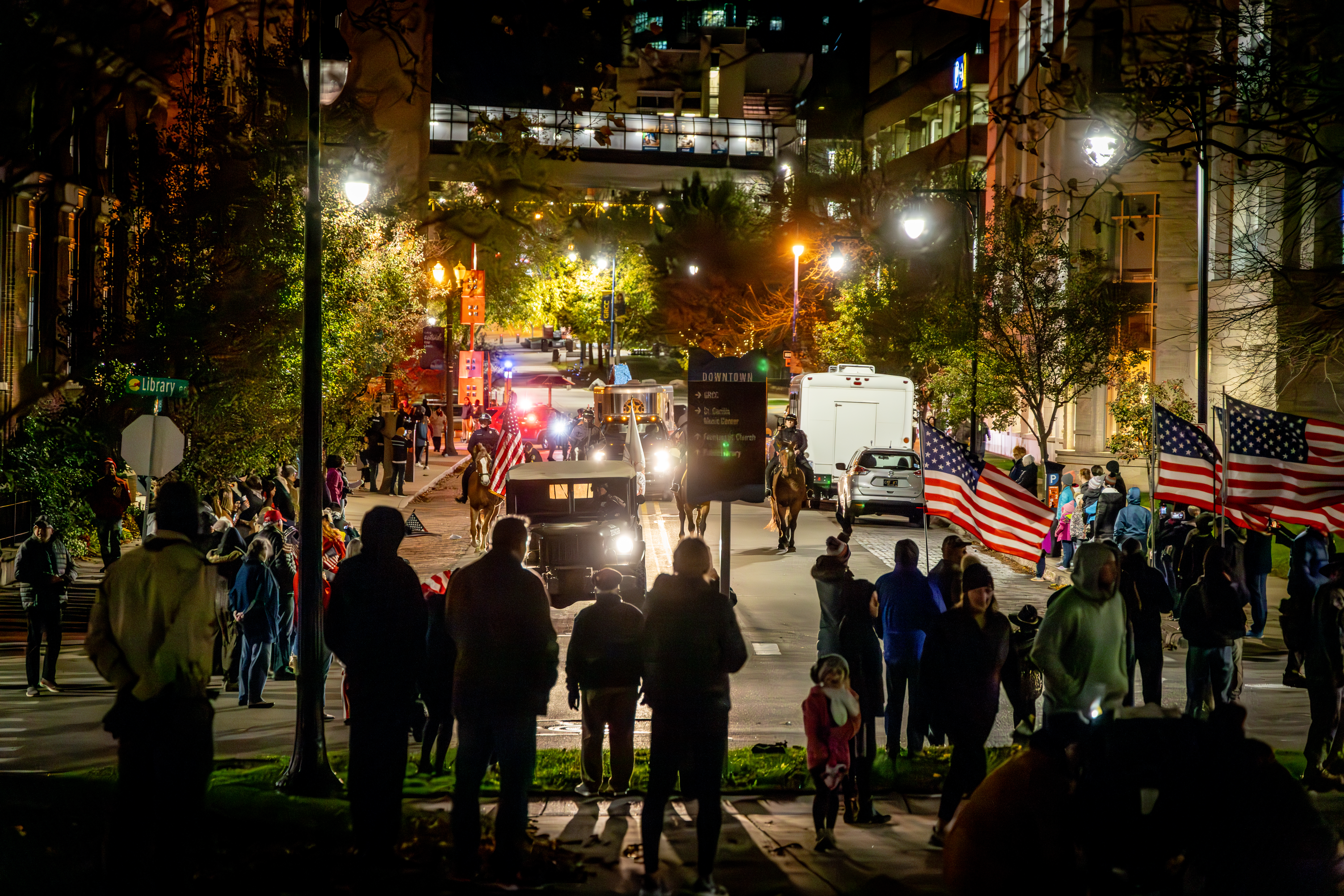 The Veterans Day Parade in downtown Grand Rapids on Nov. 11, 2024. (Michael Buck/WOOD TV8)