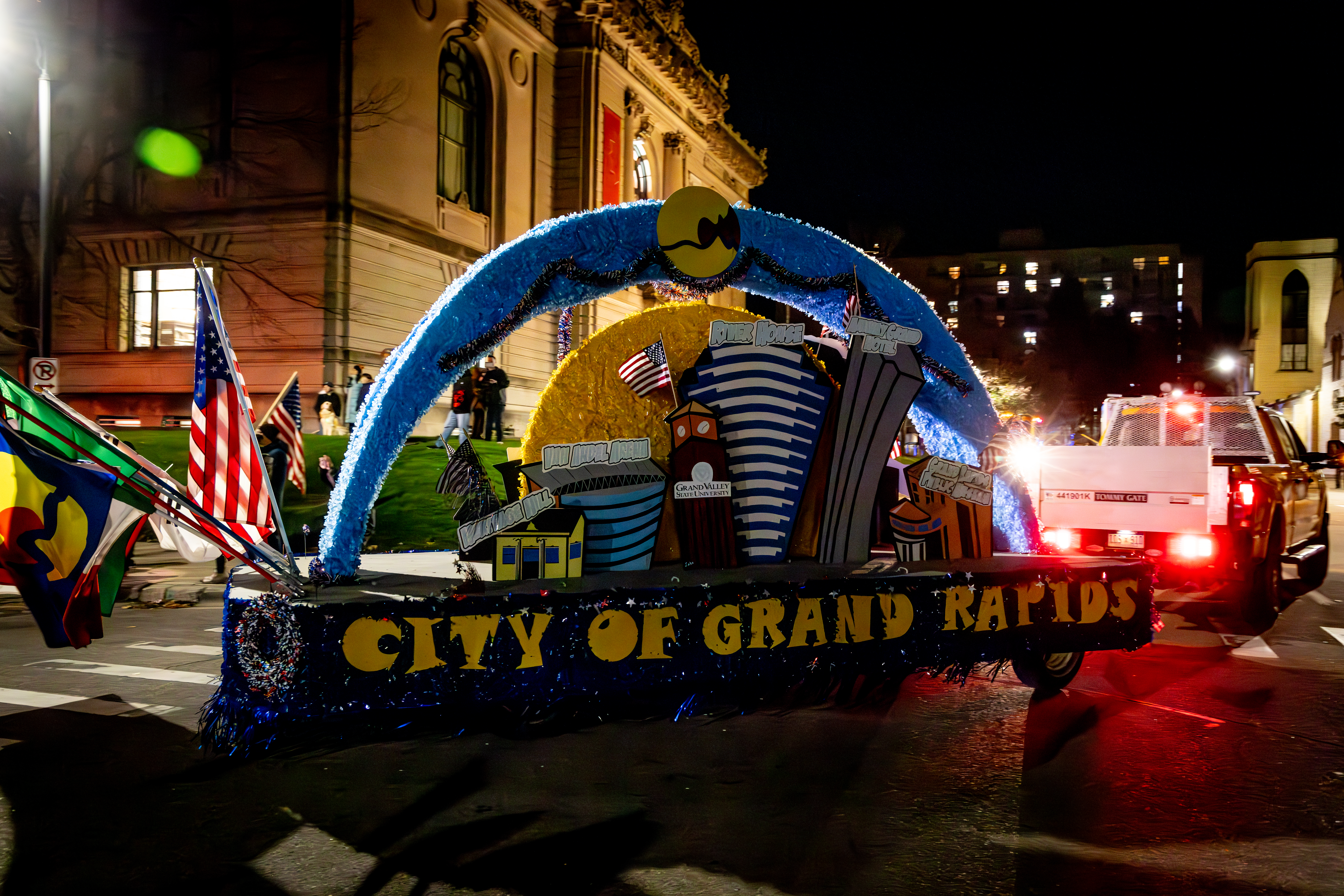 The Veterans Day Parade in downtown Grand Rapids on Nov. 11, 2024. (Michael Buck/WOOD TV8)