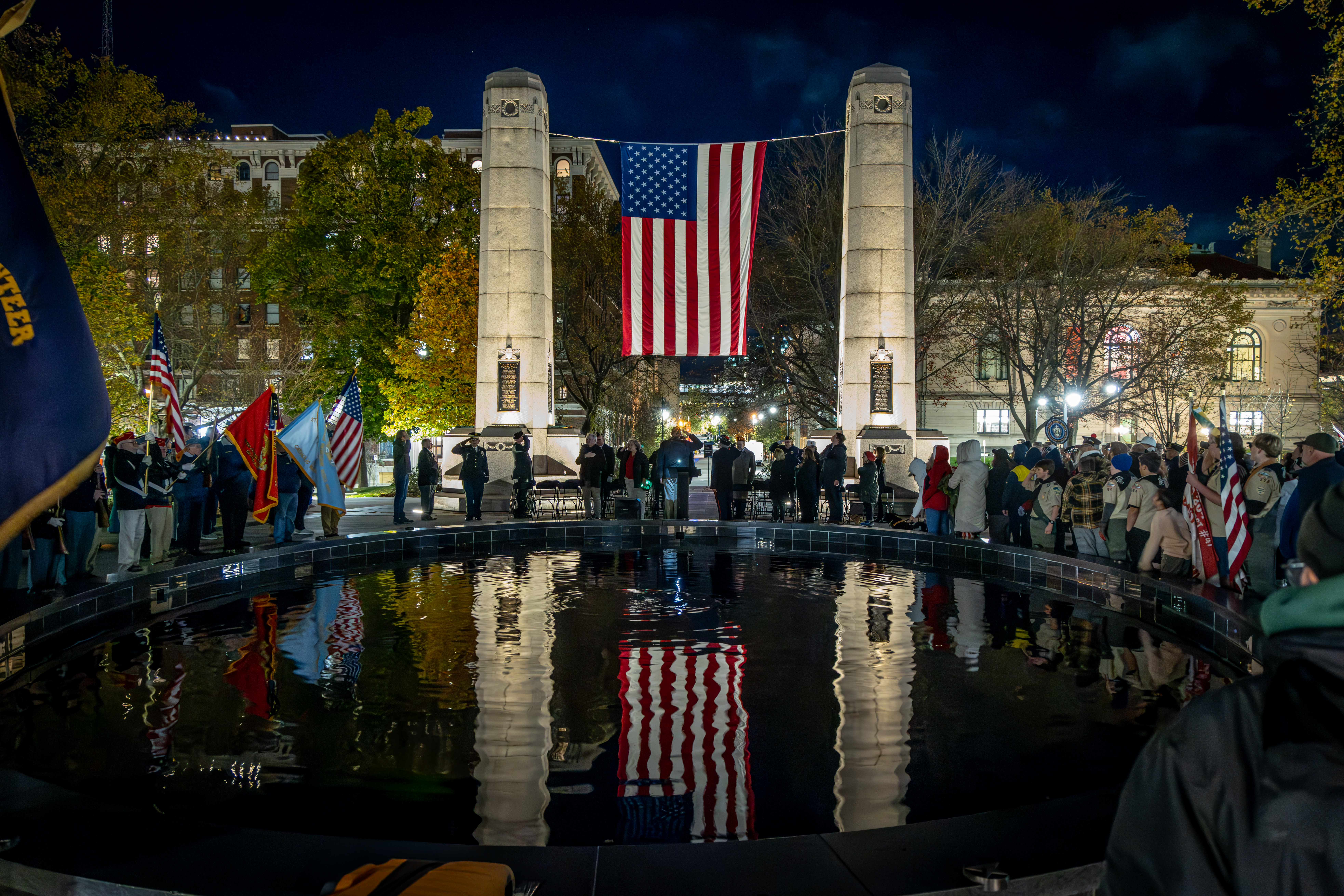 The Veterans Day Parade in downtown Grand Rapids on Nov. 11, 2024. (Michael Buck/WOOD TV8)