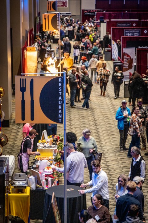 The 2024 Grand Rapids International Wine, Beer and Food Festival at DeVos Place. (Michael Buck/WOOD TV8)