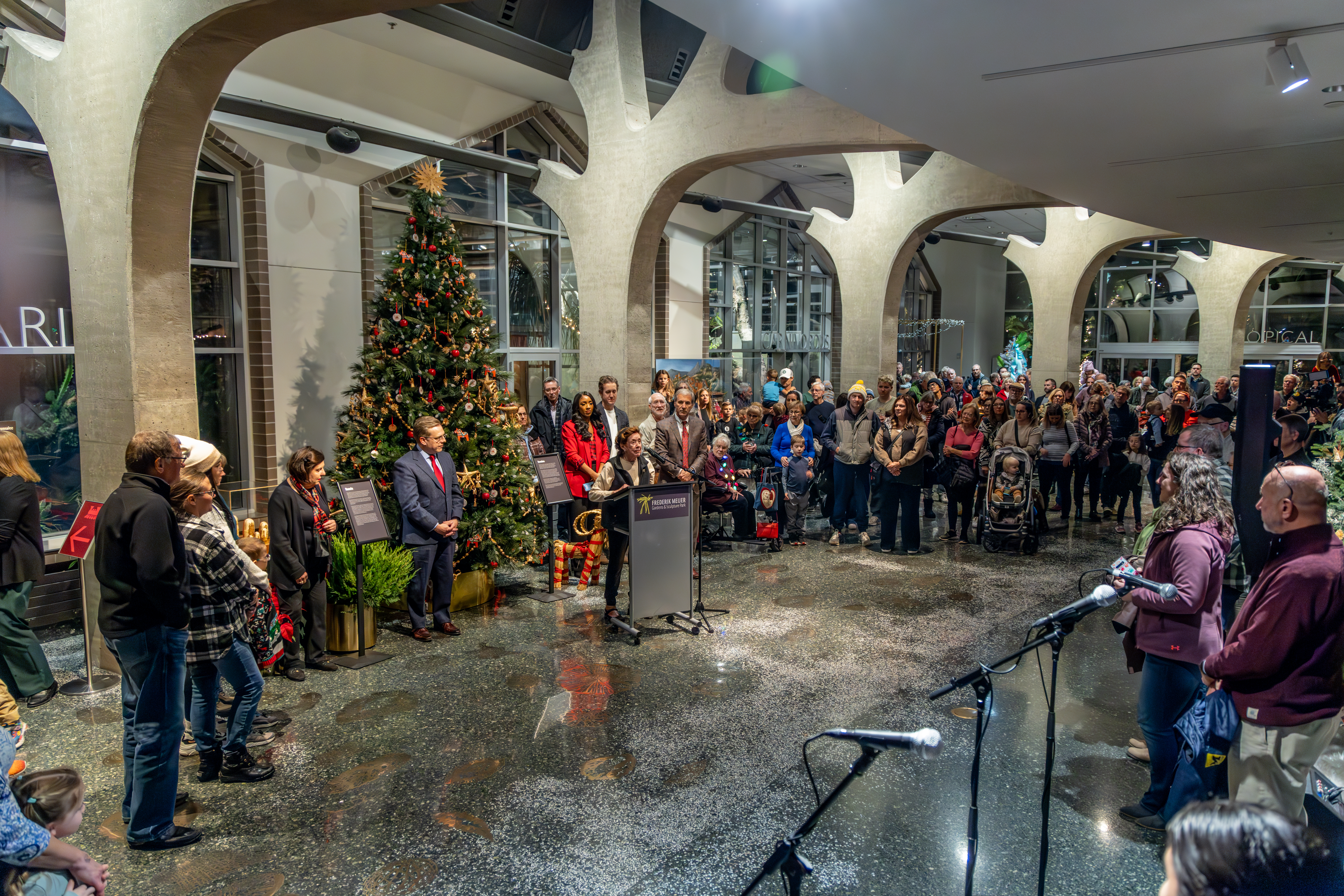 University of Michigan Health-West: Christmas & Holiday Traditions at Frederik Meijer Gardens. (Michael Buck/WOOD TV8)