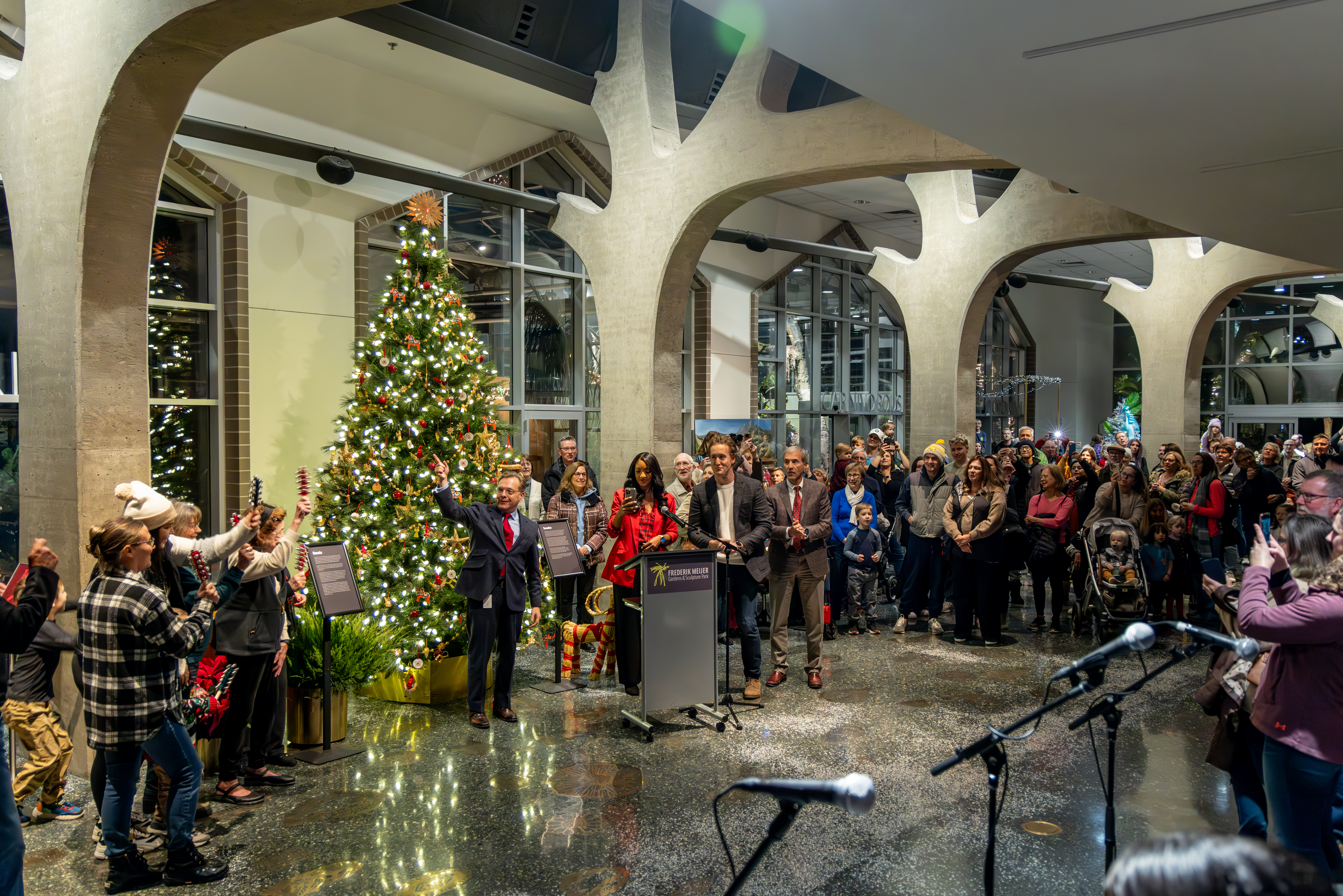 University of Michigan Health-West: Christmas & Holiday Traditions at Frederik Meijer Gardens. (Michael Buck/WOOD TV8)