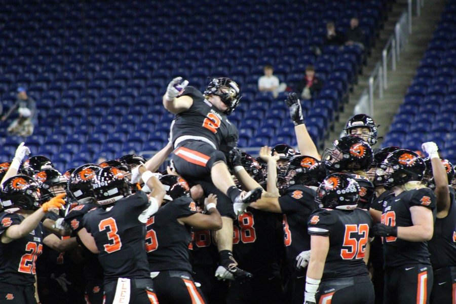 Byron Center lost to Orchard Lake St. Mary’s 35-19 in the Division 2 Finals. (Dean Holzwarth/WOOD TV8)