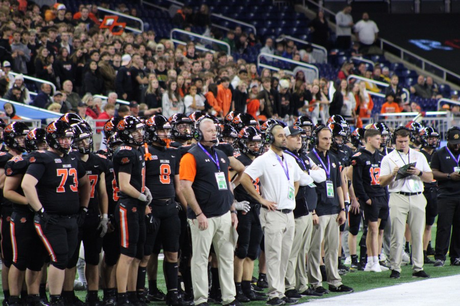 Byron Center lost to Orchard Lake St. Mary’s 35-19 in the Division 2 Finals. (Dean Holzwarth/WOOD TV8)
