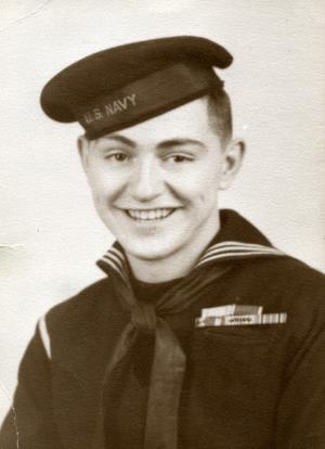 A military service photo of Boyce Slootmaker.