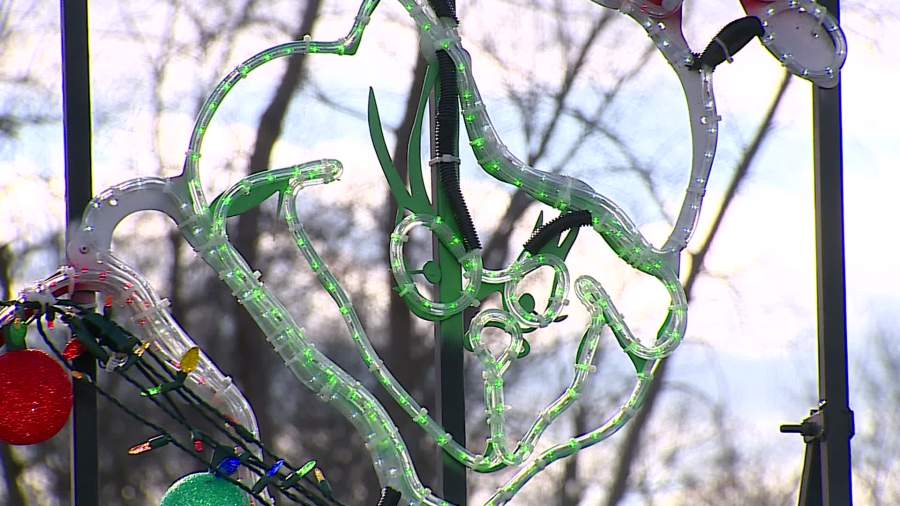 Part of the display at the Christmas Lite Show at LMCU Ballpark. (Nov. 26, 2024)