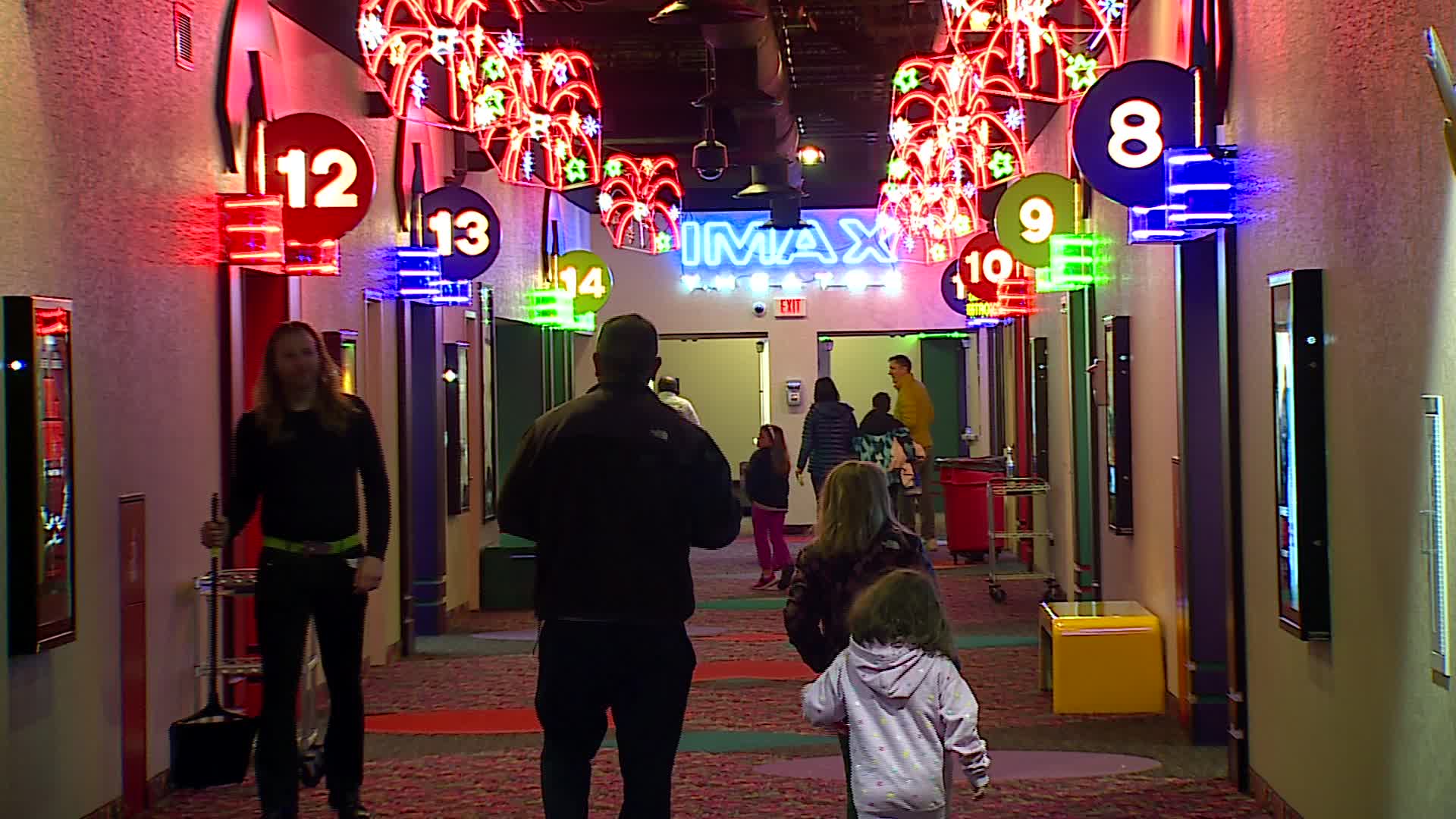 Moviegoers at Celebration Cinema North in Grand Rapids. (Nov. 28, 2024)