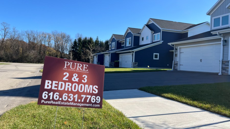 Meadowood Townhomes off the East Beltline in Grand Rapids Township. (Nov. 7, 2024)