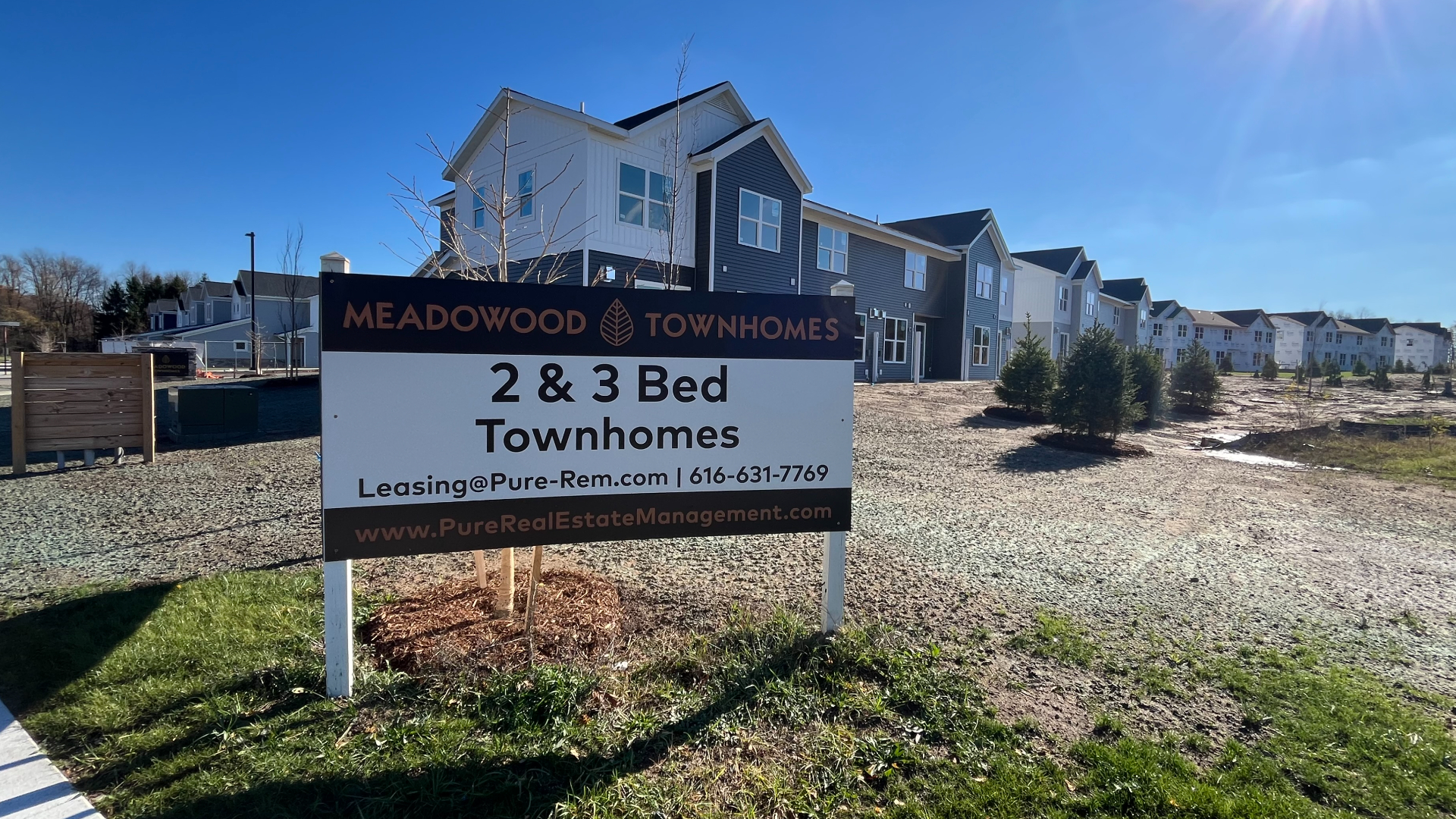 Meadowood Townhomes off the East Beltline in Grand Rapids Township. (Nov. 7, 2024)