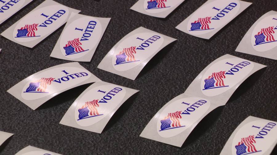 A polling place in Grand Rapids Township on Nov. 5, 2024.