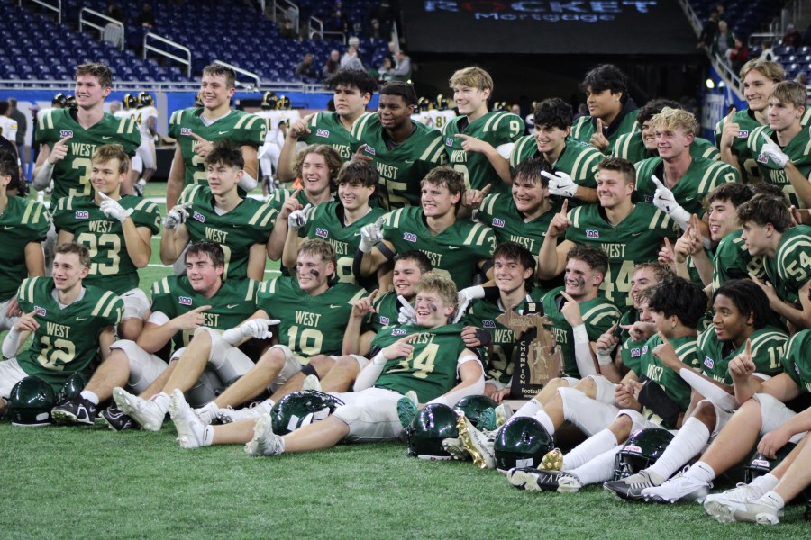 Zeeland West won the state championship game on Nov. 30, 2024. (Dean Holzwarth/WOOD TV8)