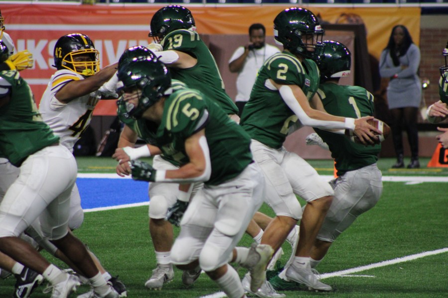 Zeeland West won the state championship game on Nov. 30, 2024. (Dean Holzwarth/WOOD TV8)