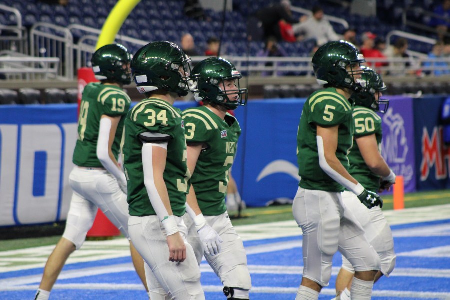 Zeeland West won the state championship game on Nov. 30, 2024. (Dean Holzwarth/WOOD TV8)