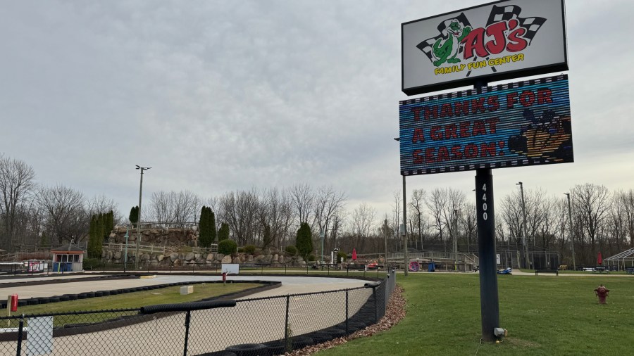 AJ's Family Fun Center in Comstock Park. (Nov. 13, 2024)