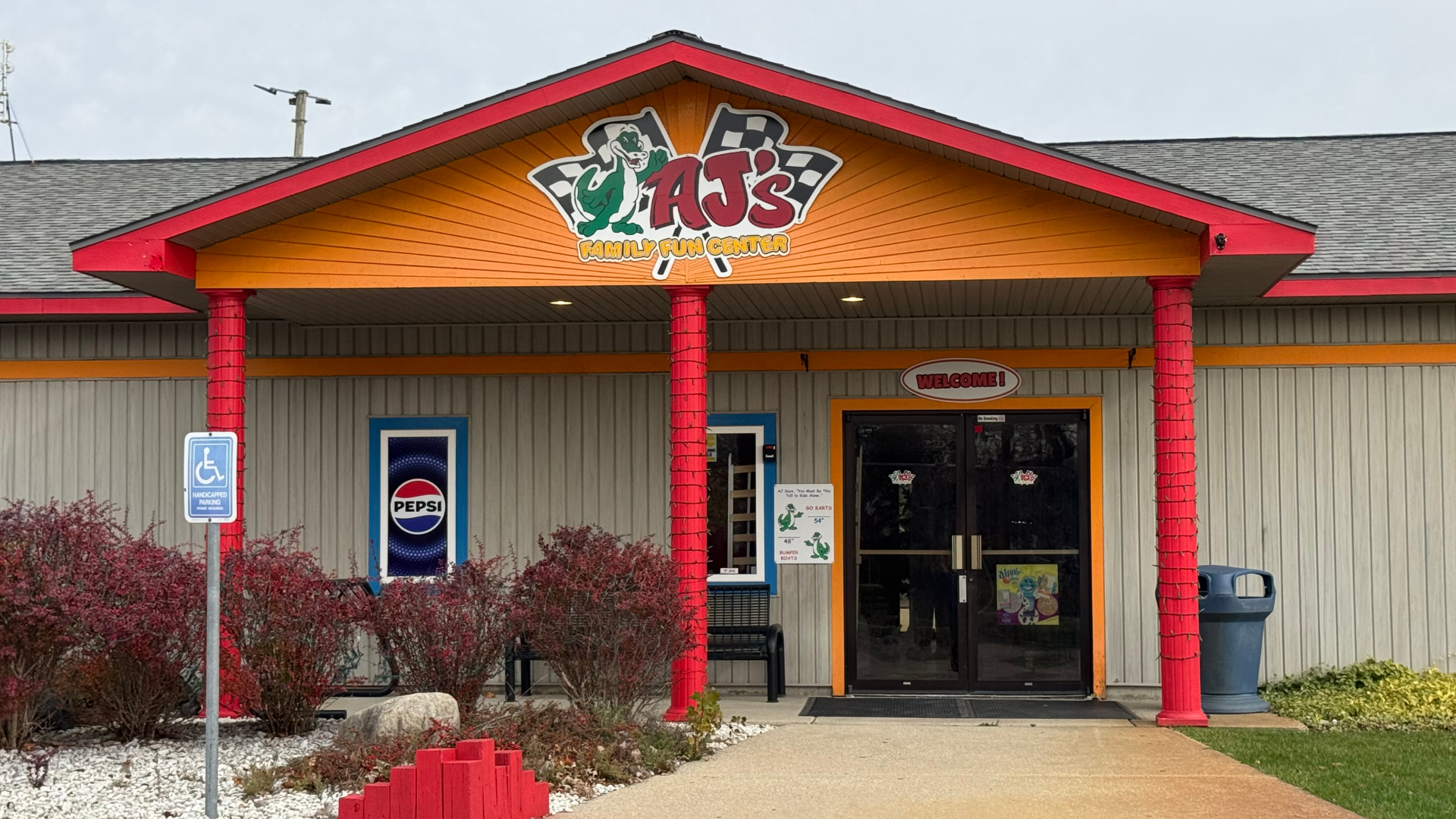AJ's Family Fun Center in Comstock Park. (Nov. 13, 2024)