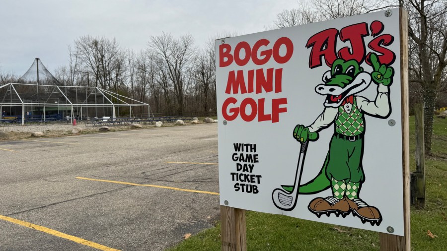 Bogo mini golf at AJ's Family Fun Center in Comstock Park. (Nov. 13, 2024)