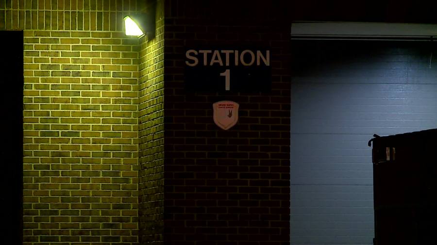 Fire Station 1 at 1836 E. Beltline Ave. in Grand Rapids Township. (Nov. 23, 2024)