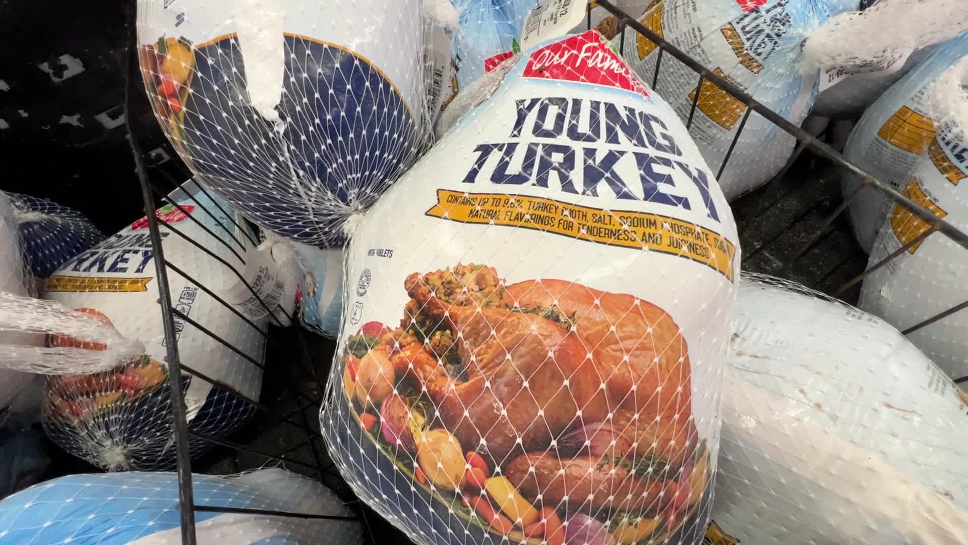 Turkey for sale at a Family Fare store in Wyoming, Michigan, on Nov. 26, 2024.