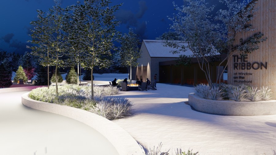 A rendering of the Holland Community Ice Skating Park now under construction. (Courtesy)