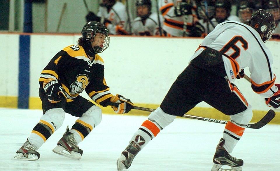 Noah Tudor playing hockey. (Courtesy Eddie Tudor)