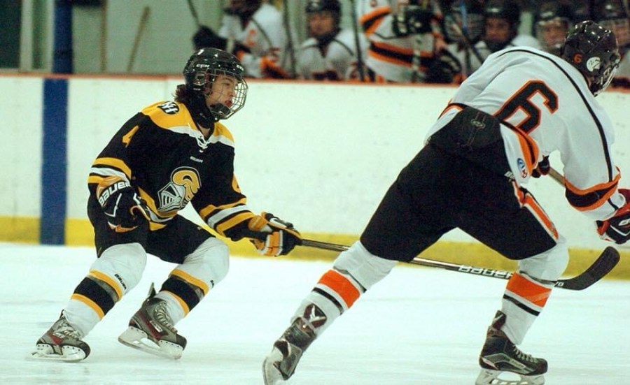 Noah Tudor playing hockey. (Courtesy Eddie Tudor)
