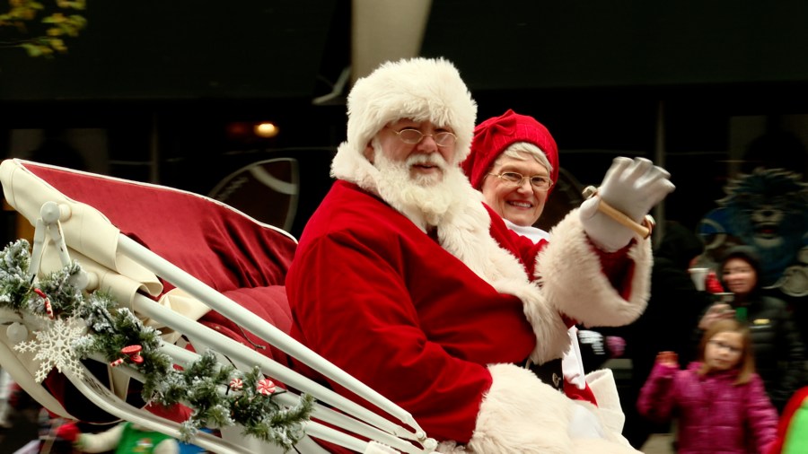 The Maple Hill Holiday Parade in Kalamazoo. (Nov. 23, 2024)