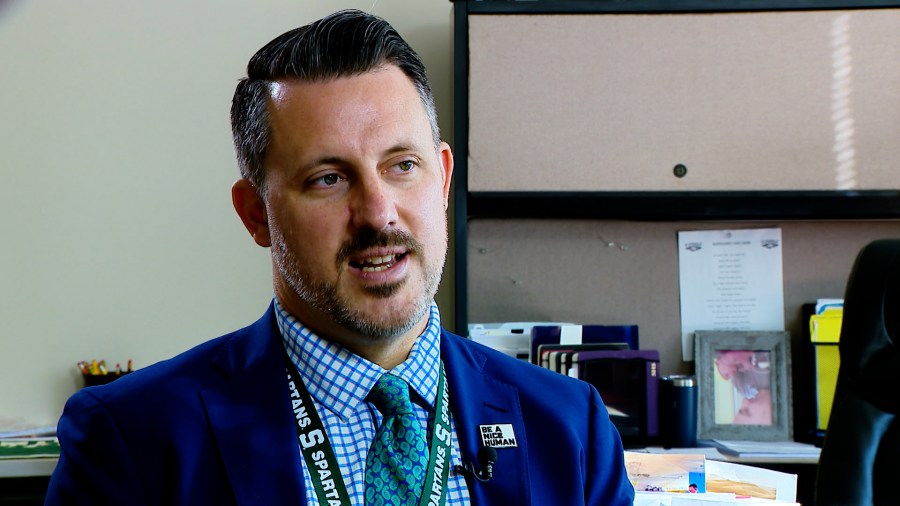 Schoolcraft High School Principal Matthew Dailey.