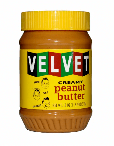 A jar of Velvet Peanut Butter. (Courtesy Velvet Peanut Butter)