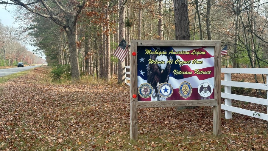 Wilwin Lodge in rural Mason County is a retreat for veterans. (Oct. 30, 2024)