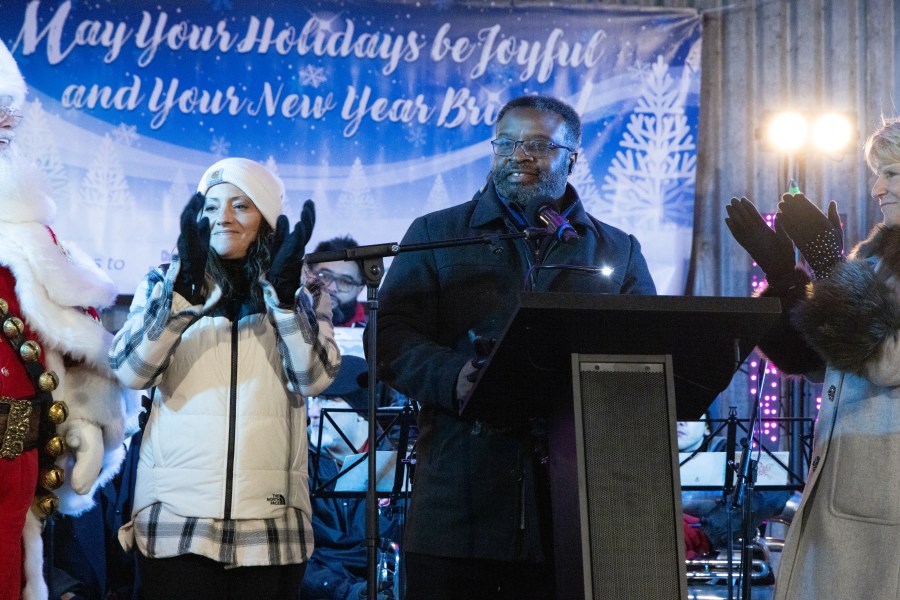 The Grand Rapids Santa Parade, sponsored by Gentex, and tree lighting ceremony on Dec. 7, 2024. (Michael Buck/WOOD TV8)