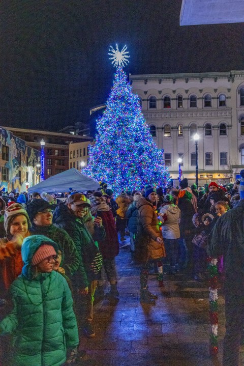 The Grand Rapids Santa Parade, sponsored by Gentex, and tree lighting ceremony on Dec. 7, 2024. (Michael Buck/WOOD TV8)