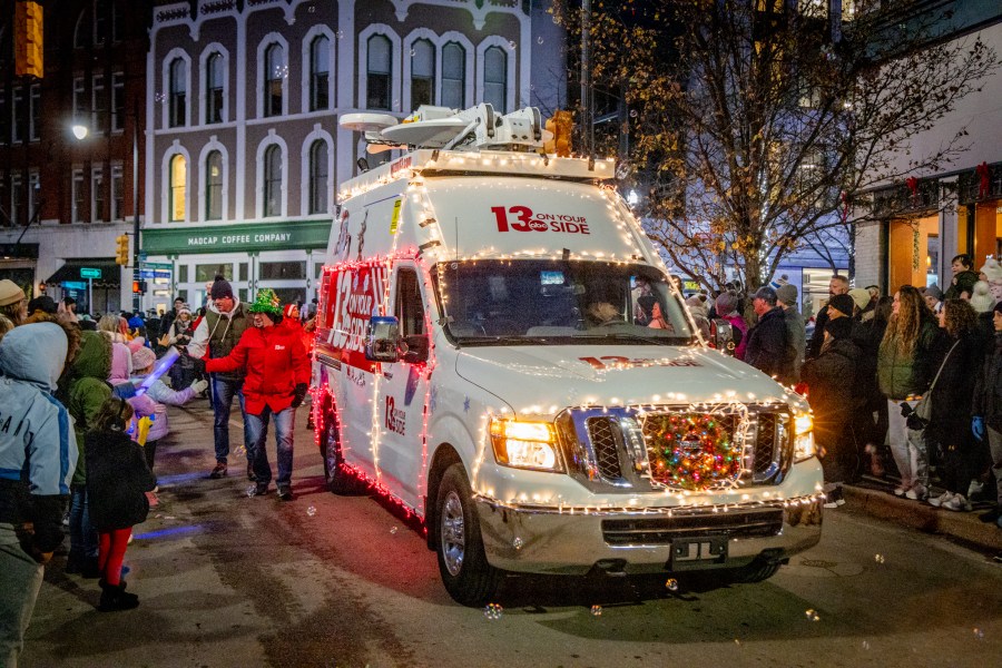 The Grand Rapids Santa Parade, sponsored by Gentex, and tree lighting ceremony on Dec. 7, 2024. (Michael Buck/WOOD TV8)