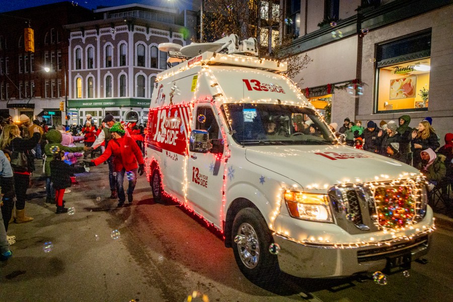 The Grand Rapids Santa Parade, sponsored by Gentex, and tree lighting ceremony on Dec. 7, 2024. (Michael Buck/WOOD TV8)
