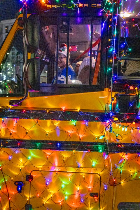 The Grand Rapids Santa Parade, sponsored by Gentex, and tree lighting ceremony on Dec. 7, 2024. (Michael Buck/WOOD TV8)
