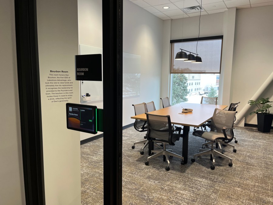 The second floor of the Next Center in downtown Holland. (Dec. 4, 2024)