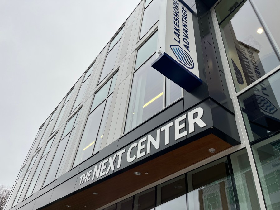 The Next Center from Lakeshore Advantage in downtown Holland. (Dec. 4, 2024)