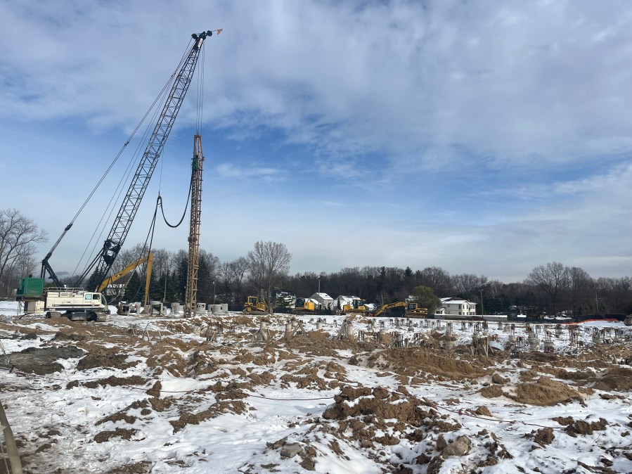 The groundbreaking ceremony for the Grand Rapids temple of The Church of Jesus Christ of Latter-day Saints. (Dec. 7, 2024)