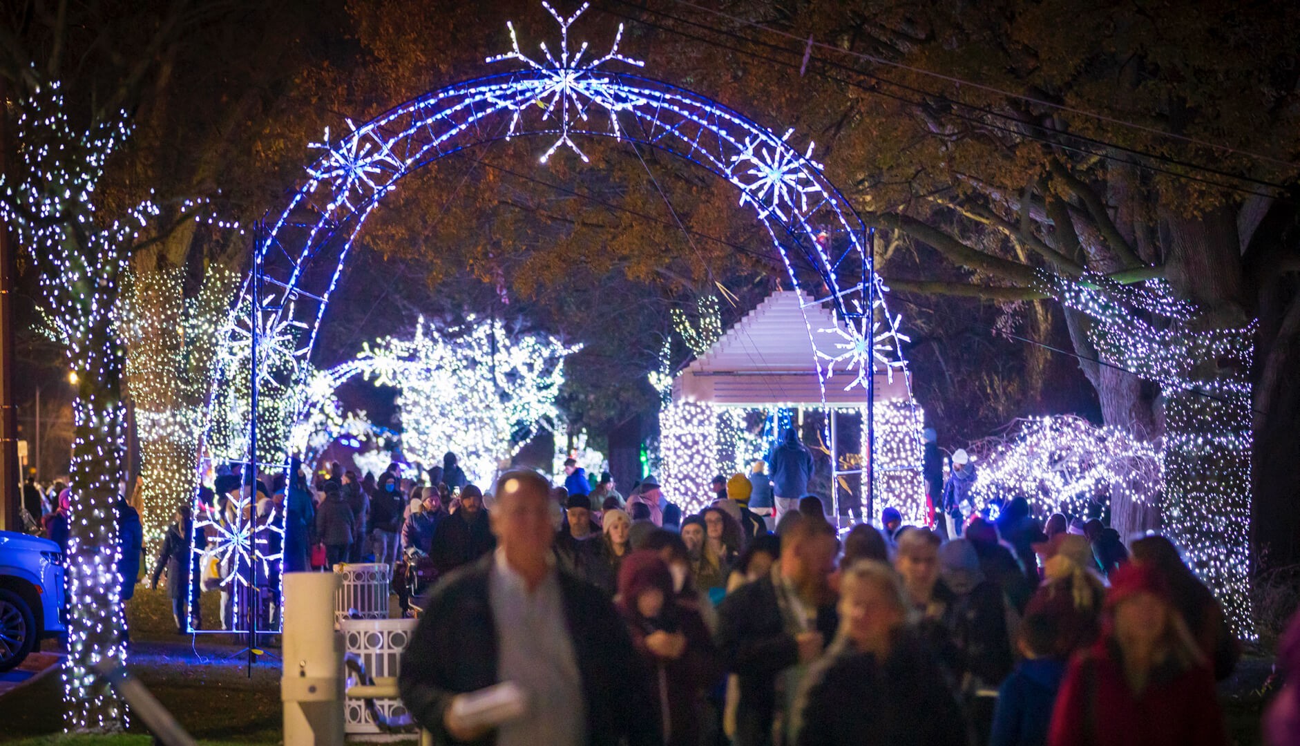 Photo from Light Up the Bluff, part of the Merry & Bright Weekend in St. Joseph. (St. Joe Today)