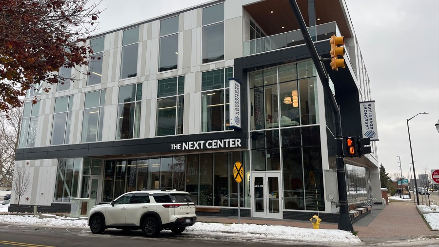 The Next Center from Lakeshore Advantage in downtown Holland. (Dec. 4, 2024)