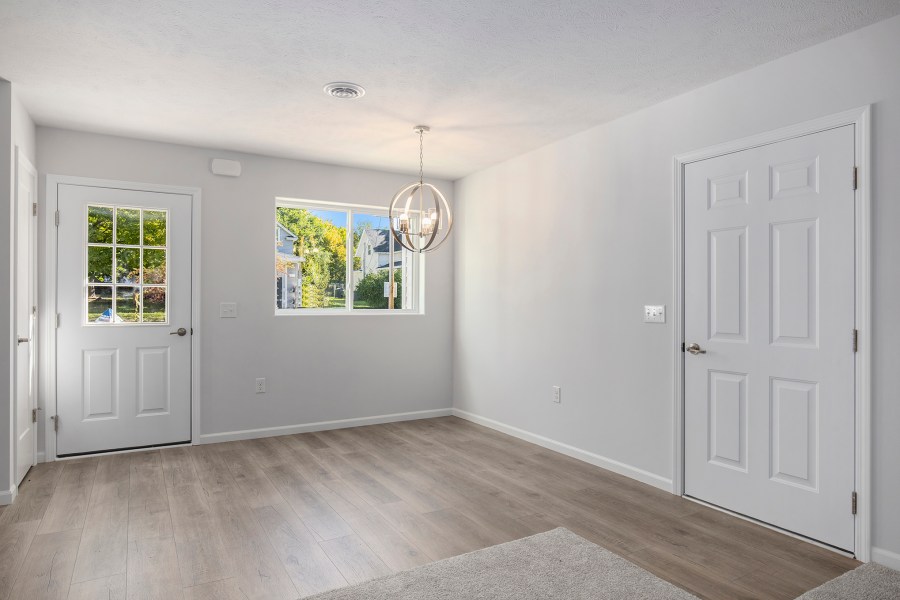 The Fisk family's home in Belding. (Courtesy Sable Homes)