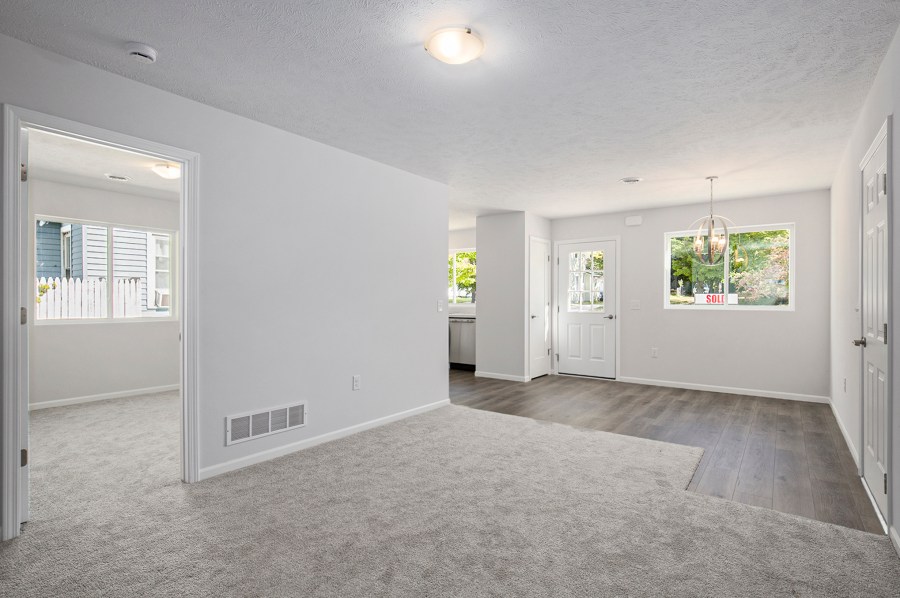 The Fisk family's home in Belding. (Courtesy Sable Homes)
