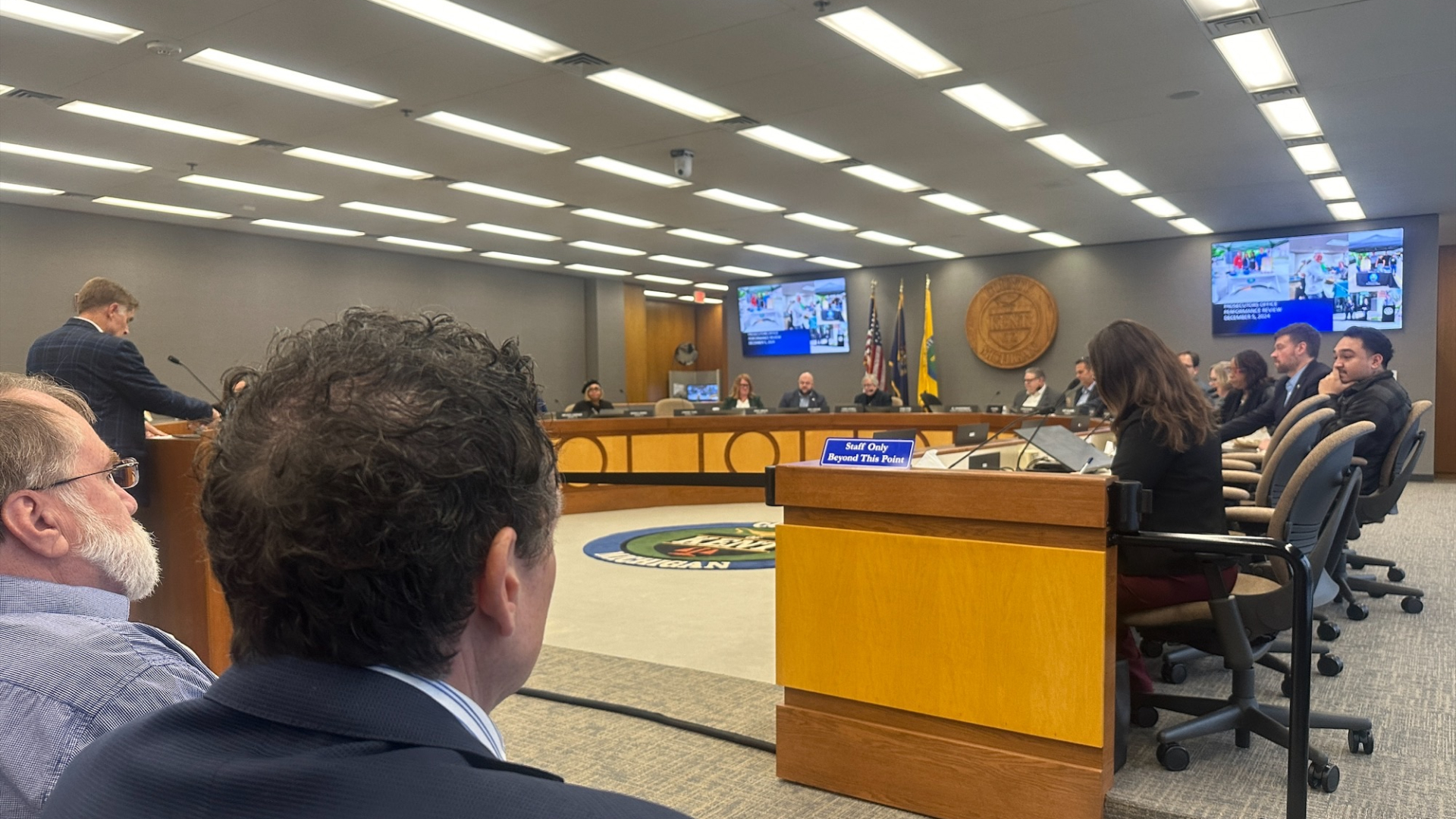 The Dec. 5, 2024, Kent County Commission meeting.