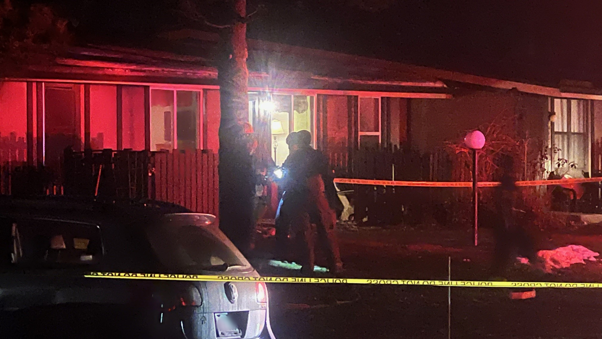 The scene of a deadly house fire in Kalamazoo. (Dec. 8, 2024)